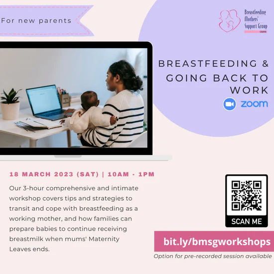 Breastfeeding & Going Back To Work (18 March 2023) – Online