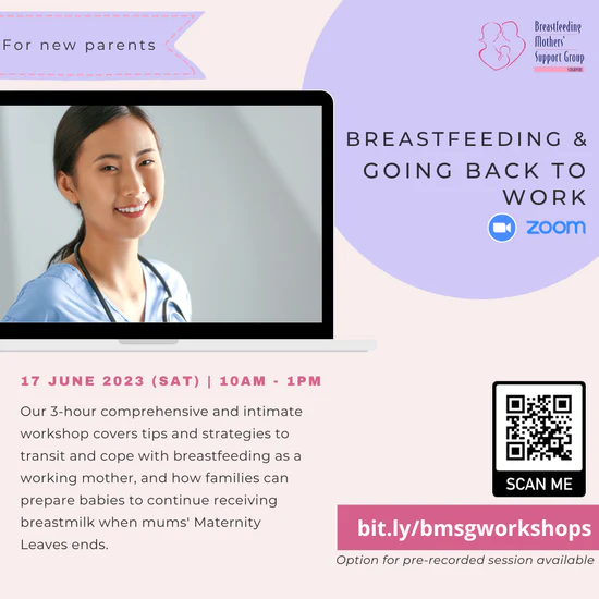 Breastfeeding & Going Back To Work (17 June 2023) – Online