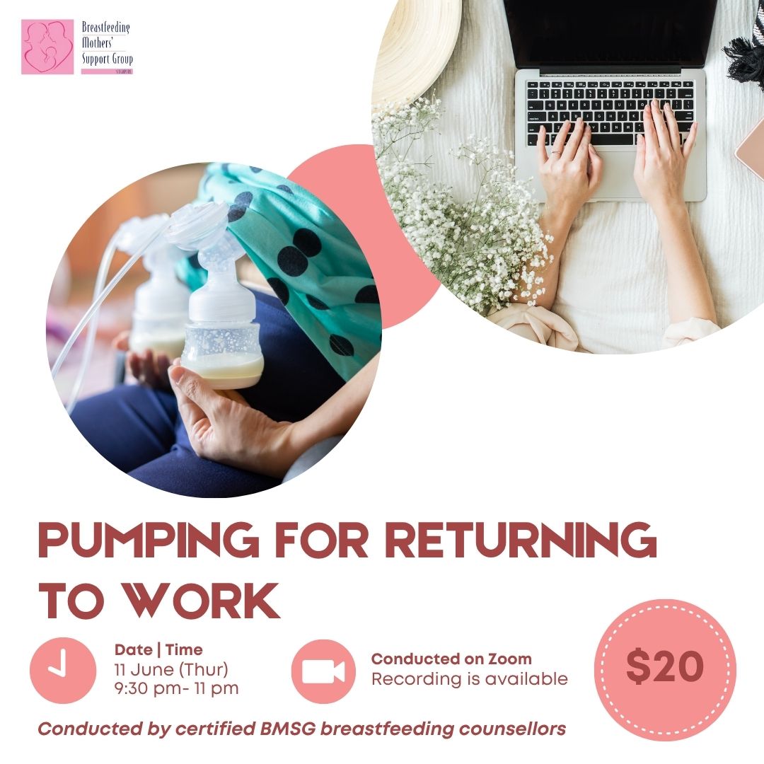 BMSG Mini-Workshop – Pumping for Returning to Work